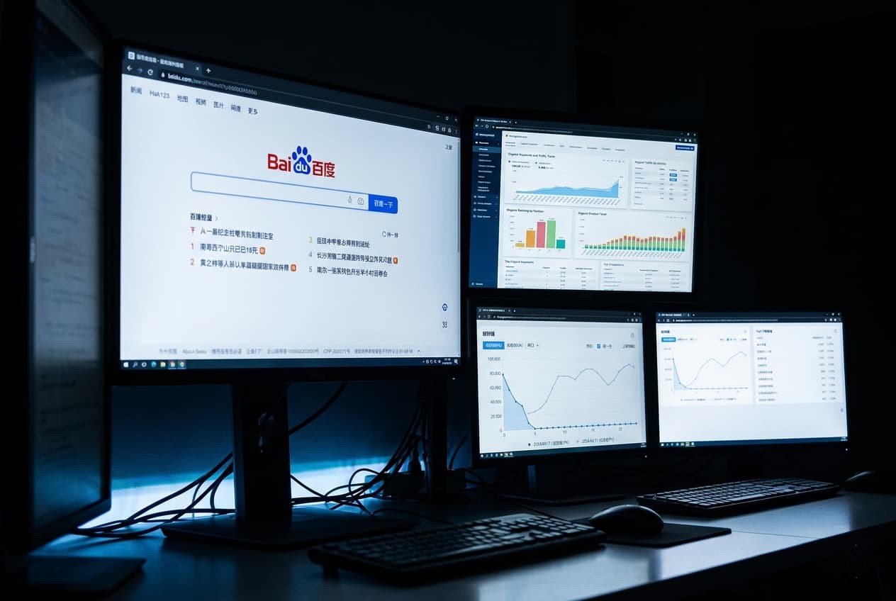 Reporting wired to revenue — Baidu search and analytics dashboards